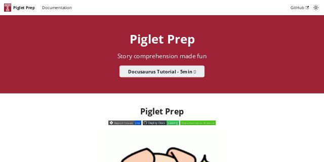 Piglet Prep