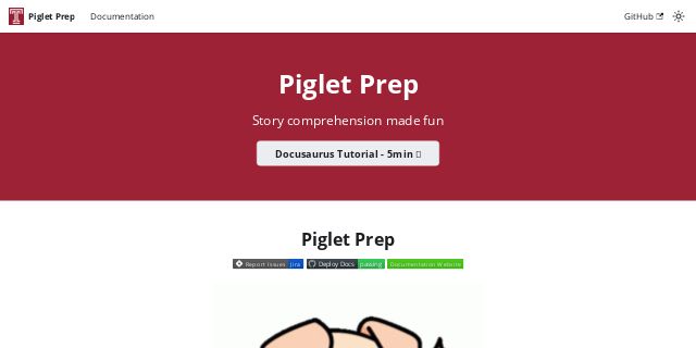 Piglet Prep