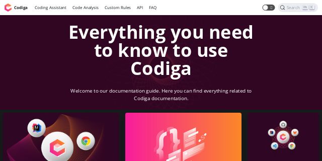 Codiga Documentation