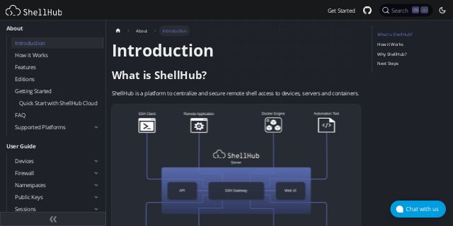 ShellHub Documentation