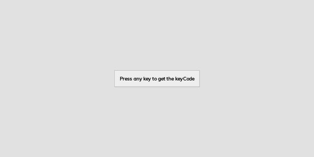 Event-Keycodes