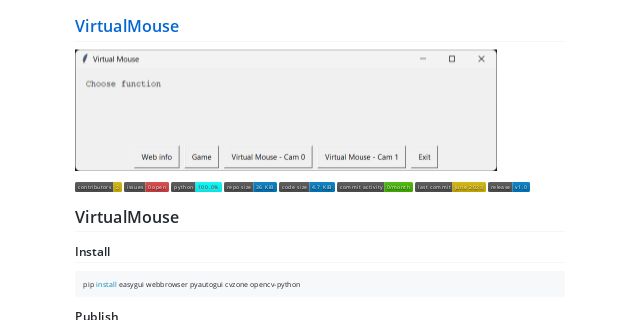 Virtual Mouse
