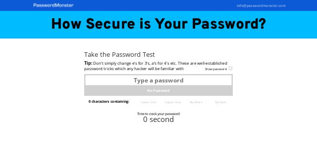 Password Strength Meter