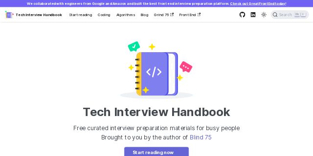 Tech Interview Handbook